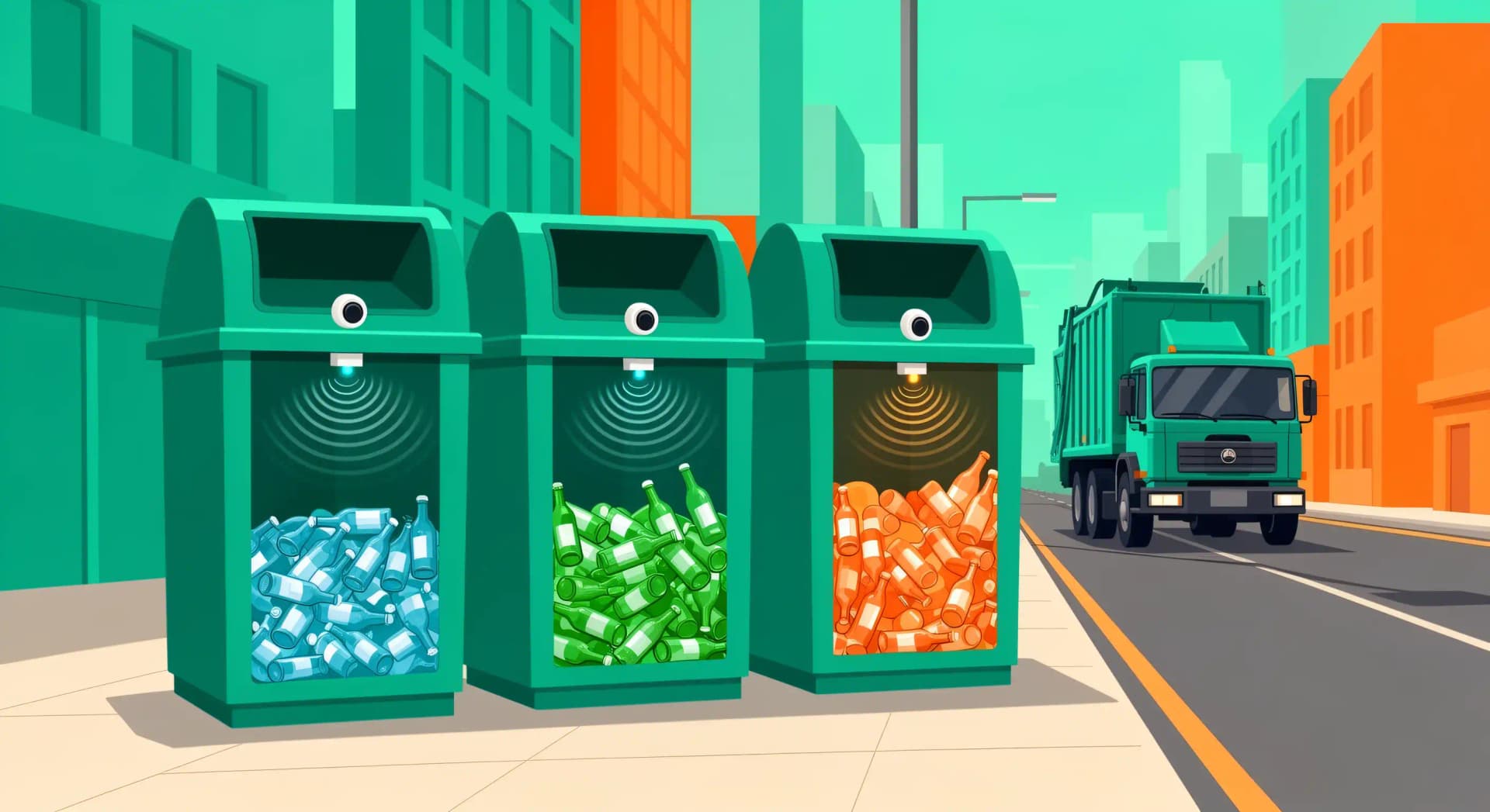Poubelles connectées : un gain mesuré, des promesses