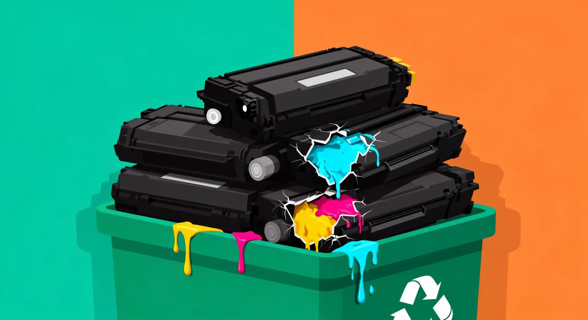 Cartouches d'encre : le vrai taux de collecte reste flou